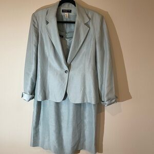 Jones New York Summer Linen Dress Suit